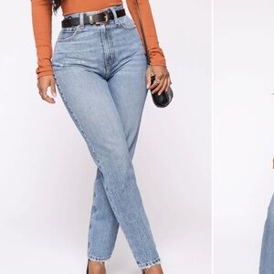 Very Special High Rise Mom Jeans - Medium Wash Fashion Nova Size 1